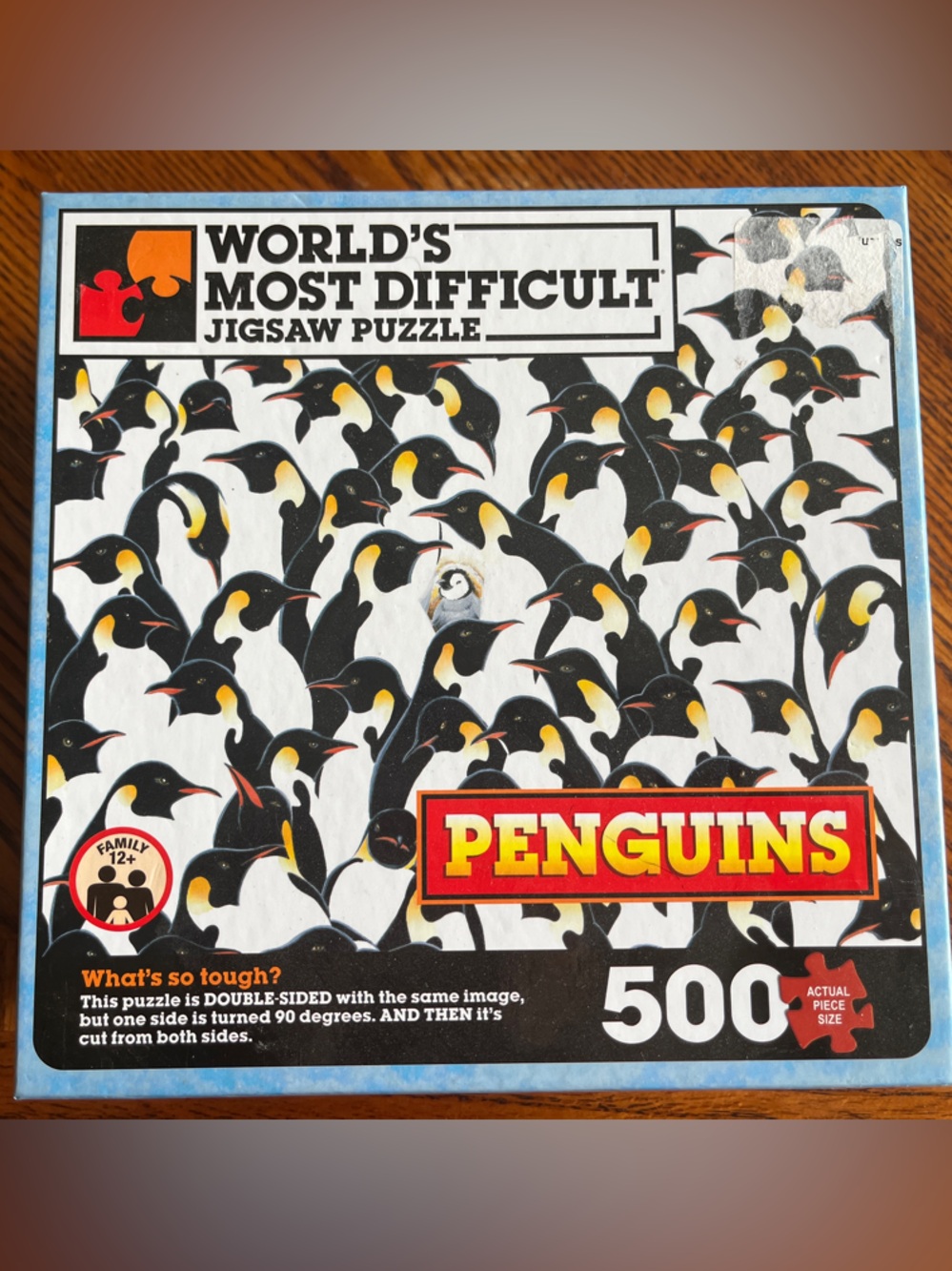 World's Most Difficult Penguins 500-Piece Jigsaw Puzzle